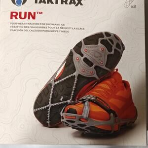 Yak Trax Yaktrax Run Grey Traction Shoes Device Size XL